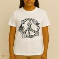Peace Symbol Roses And Thorns T-Shirt thumb 4