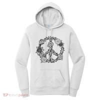 Peace Symbol Roses And Thorns Women's Hoodie thumb 0