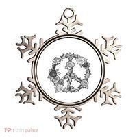 Peace Symbol Roses And Thorns Ornament thumb 0