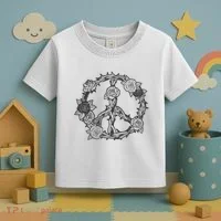 Peace Symbol Roses And Thorns Toddler T-Shirt thumb 3
