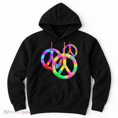 Peace Symbols Psychedelic Necklace Hoodie