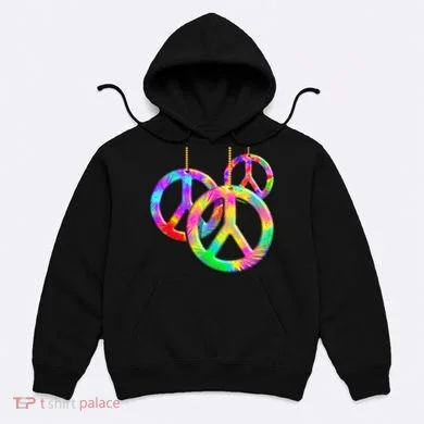 Peace Symbols Psychedelic Necklace Hoodie