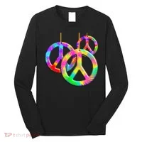 Peace Symbols Psychedelic Necklace Long Sleeve Shirt thumb 0