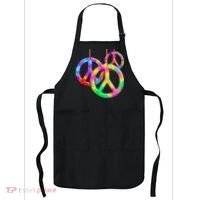 Peace Symbols Psychedelic Necklace Apron thumb 0