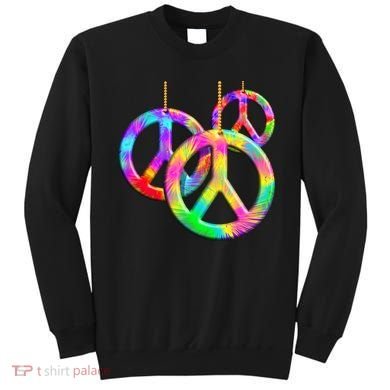 Peace Symbols Psychedelic Necklace Sweatshirt