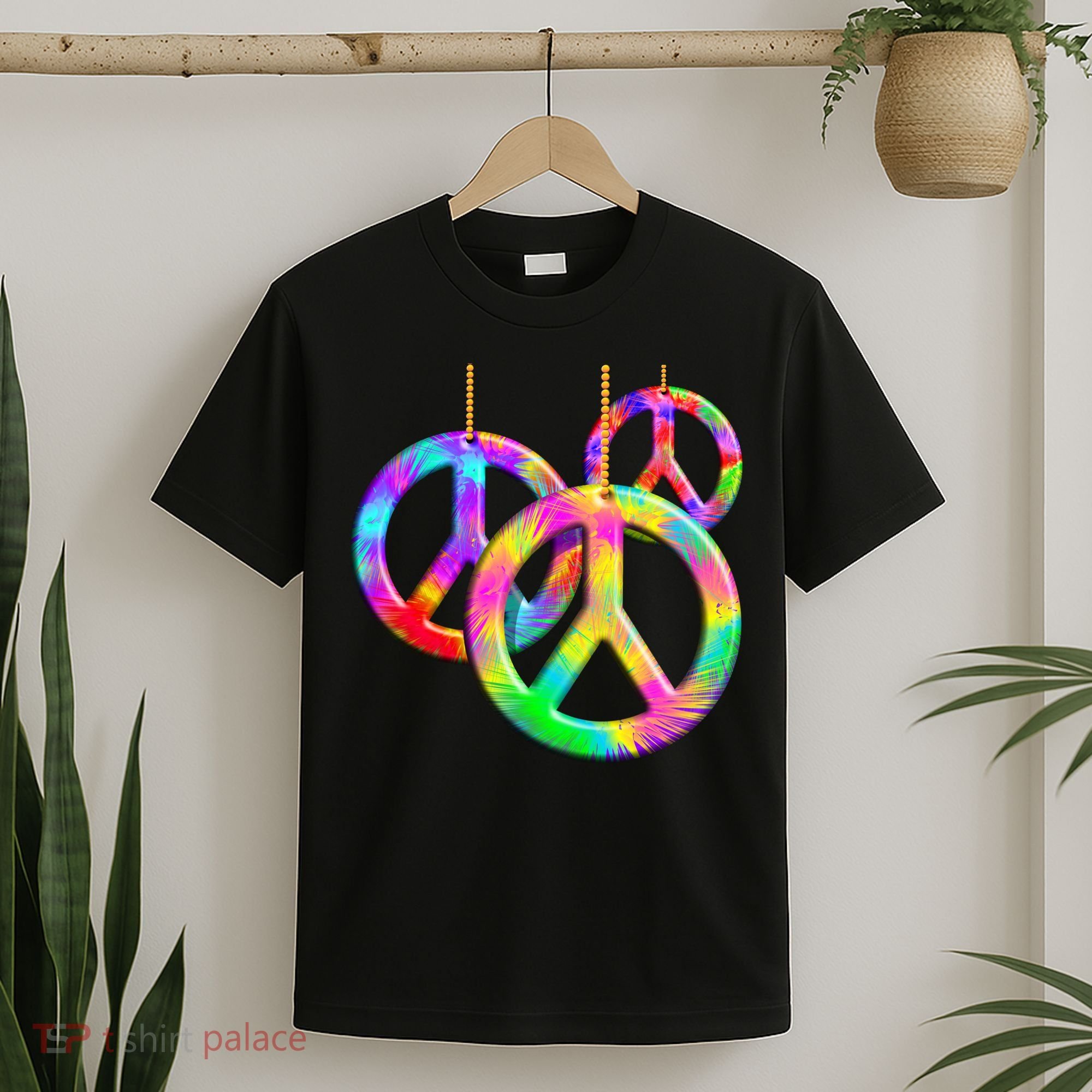 Peace Symbols Psychedelic Necklace T-Shirt