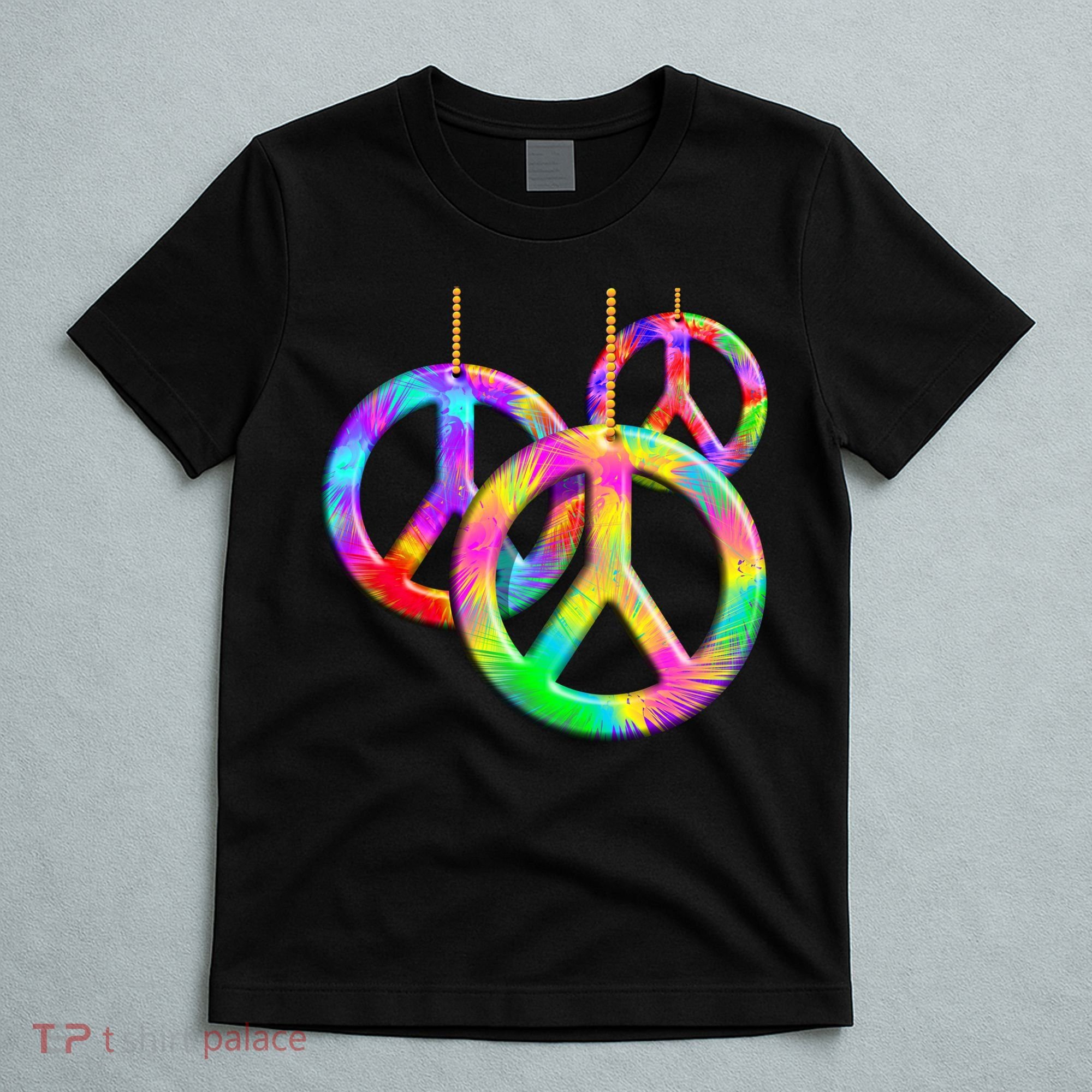 Peace Symbols Psychedelic Necklace T-Shirt