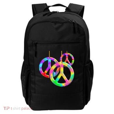 Peace Symbols Psychedelic Necklace Backpack