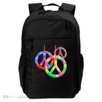 Peace Symbols Psychedelic Necklace Backpack thumb 0
