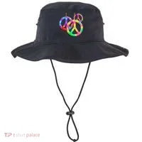 Peace Symbols Psychedelic Necklace Bucket Hat thumb 0