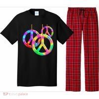 Peace Symbols Psychedelic Necklace Pajama Set thumb 0