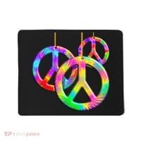 Peace Symbols Psychedelic Necklace Mousepad thumb 0