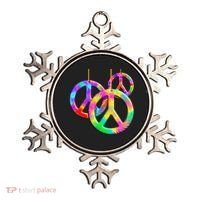 Peace Symbols Psychedelic Necklace Ornament thumb 0