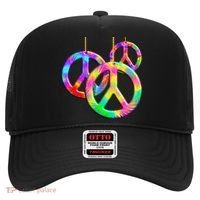 Peace Symbols Psychedelic Necklace Hat thumb 0