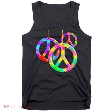 Peace Symbols Psychedelic Necklace Tank Top