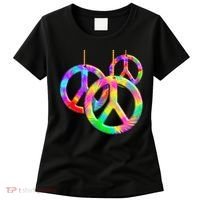 Peace Symbols Psychedelic Necklace Women's T-Shirt thumb 0