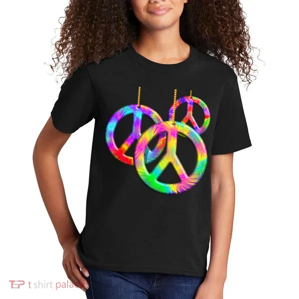 Peace Symbols Psychedelic Necklace Kids T-Shirt