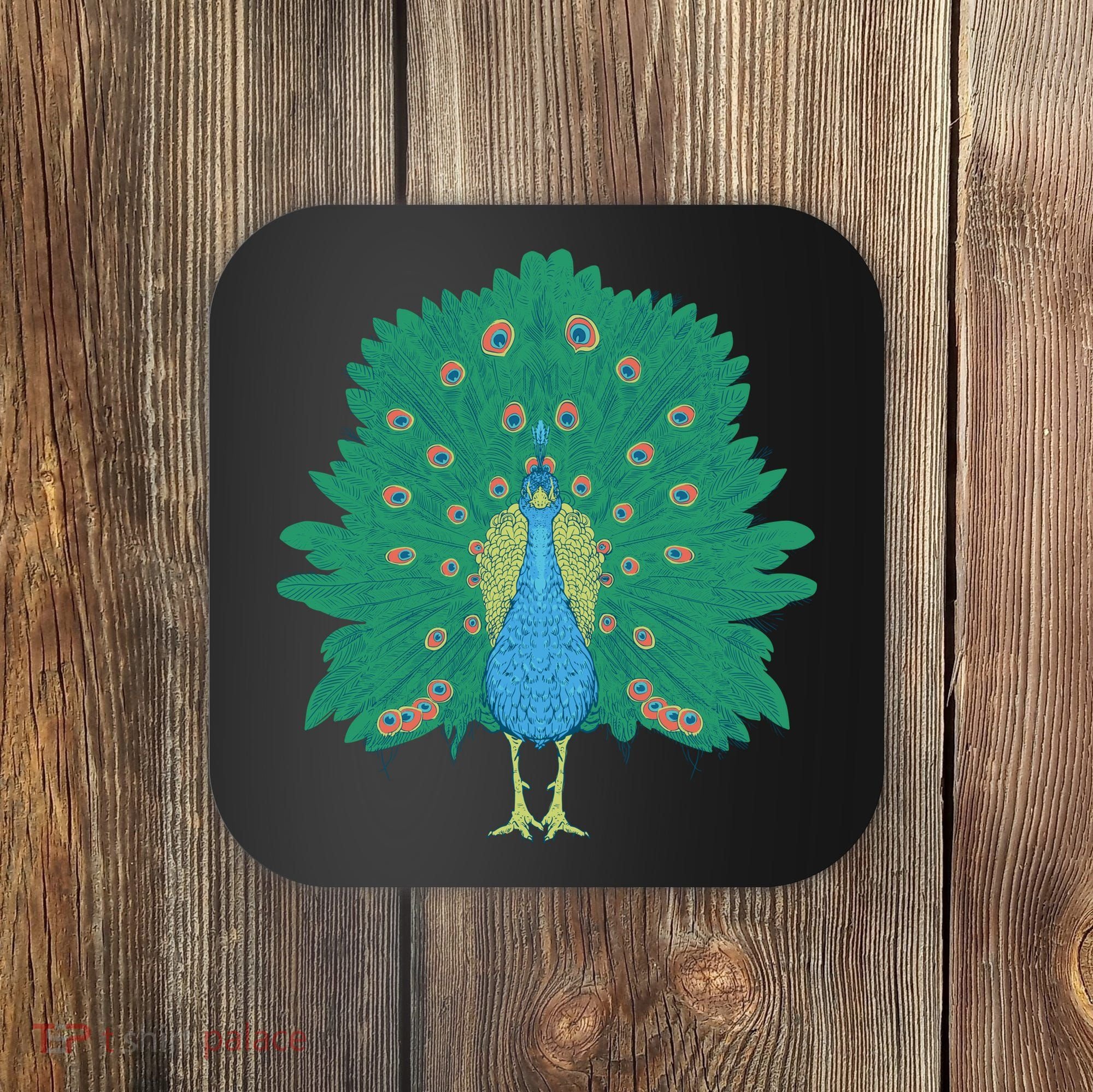 Peacock Bird Coaster