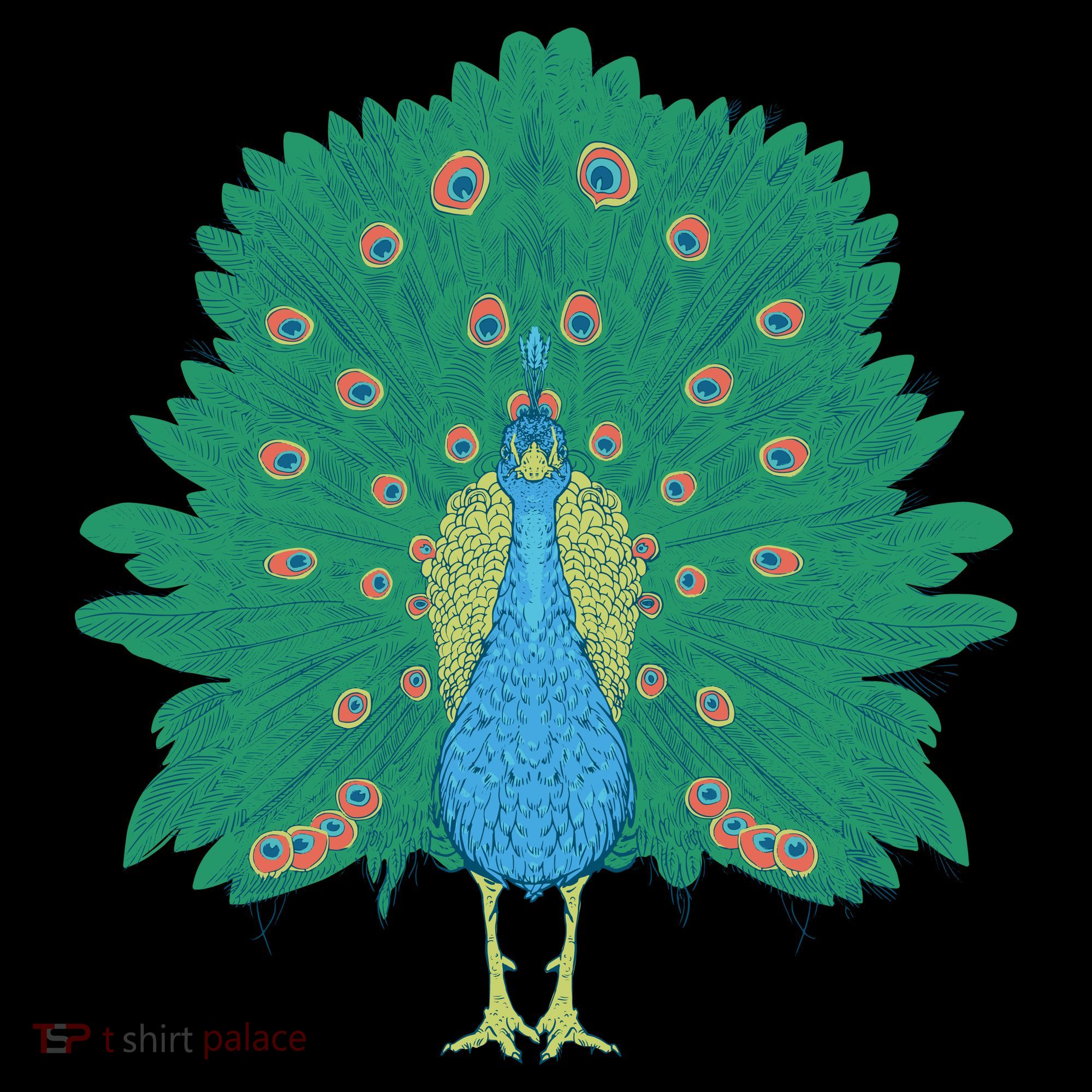 Peacock Bird Toddler Hoodie