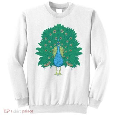 Peacock Bird Sweatshirt
