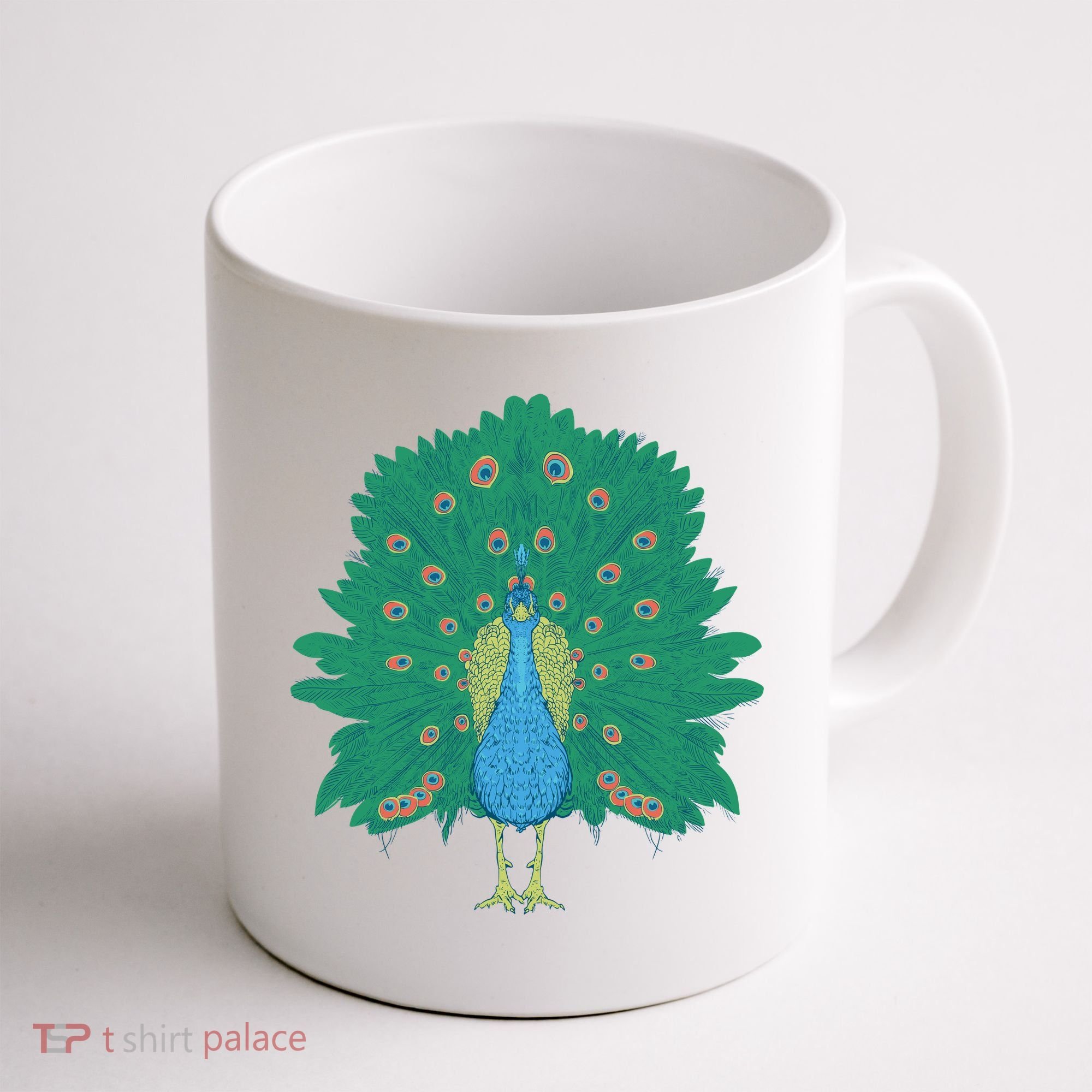 Peacock Bird Coffee Mug