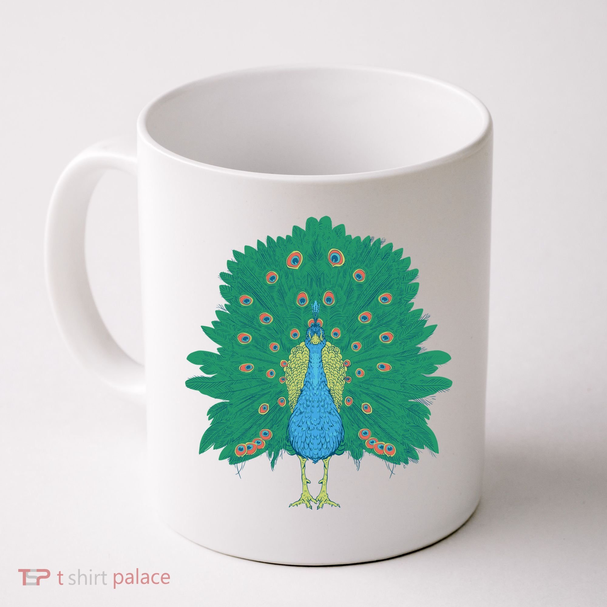 Peacock Bird Coffee Mug