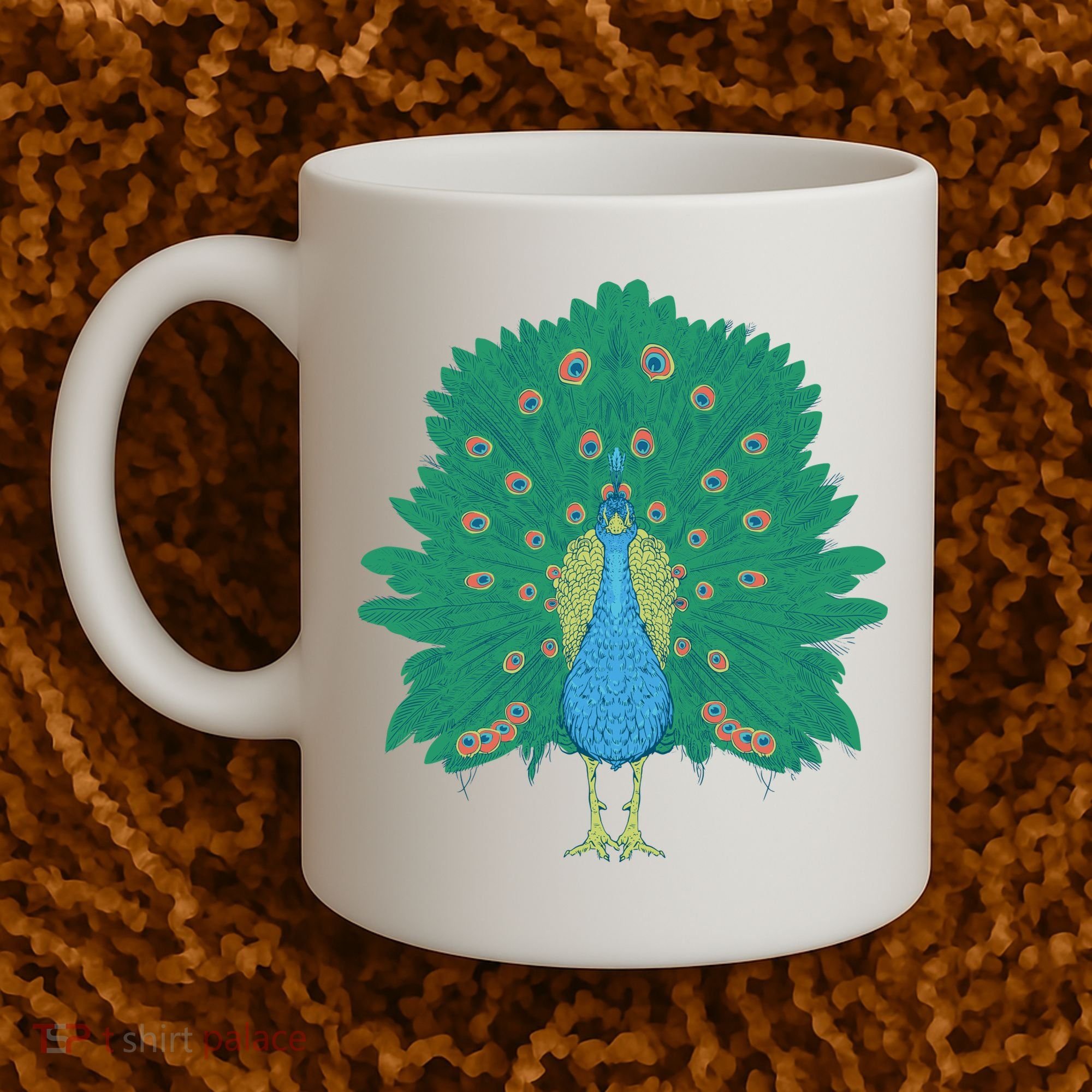 Peacock Bird Coffee Mug