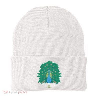 Peacock Bird Beanie