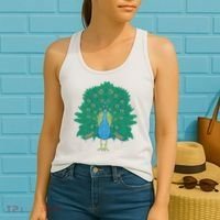 Peacock Bird Women's Tank Top thumb 2