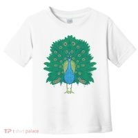 Peacock Bird Toddler T-Shirt thumb 0