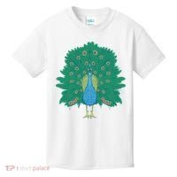 Peacock Bird Kids T-Shirt thumb 0