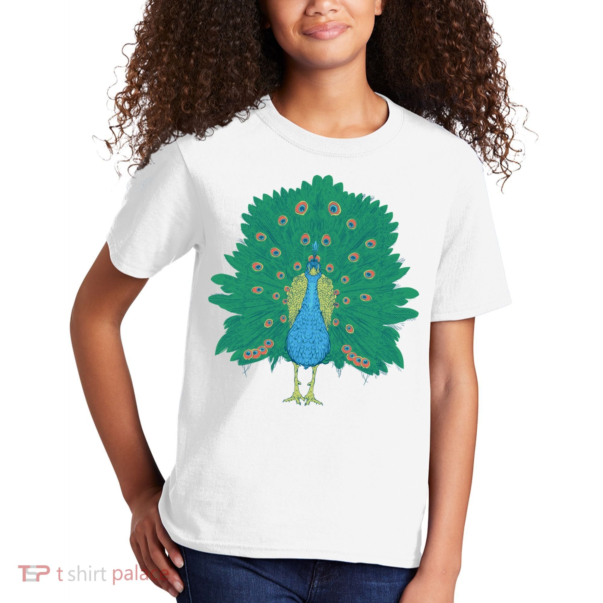 Peacock Bird Kids T-Shirt