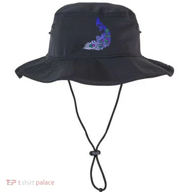 Peacock Colorful Illustration Bucket Hat