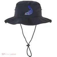 Peacock Colorful Illustration Bucket Hat thumb 0