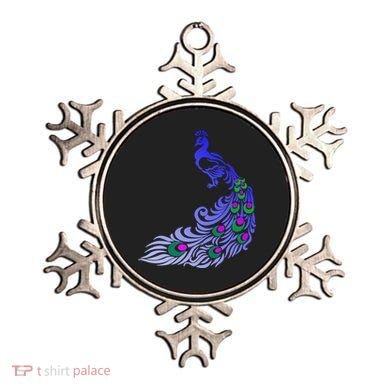 Peacock Colorful Illustration Ornament