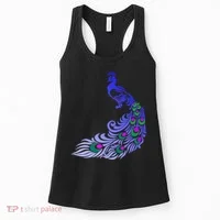 Peacock Colorful Illustration Women's Tank Top thumb 0