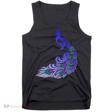 Peacock Colorful Illustration Tank Top