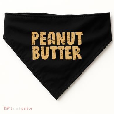 Peanut Butter Matching USA-Made Doggie Bandana