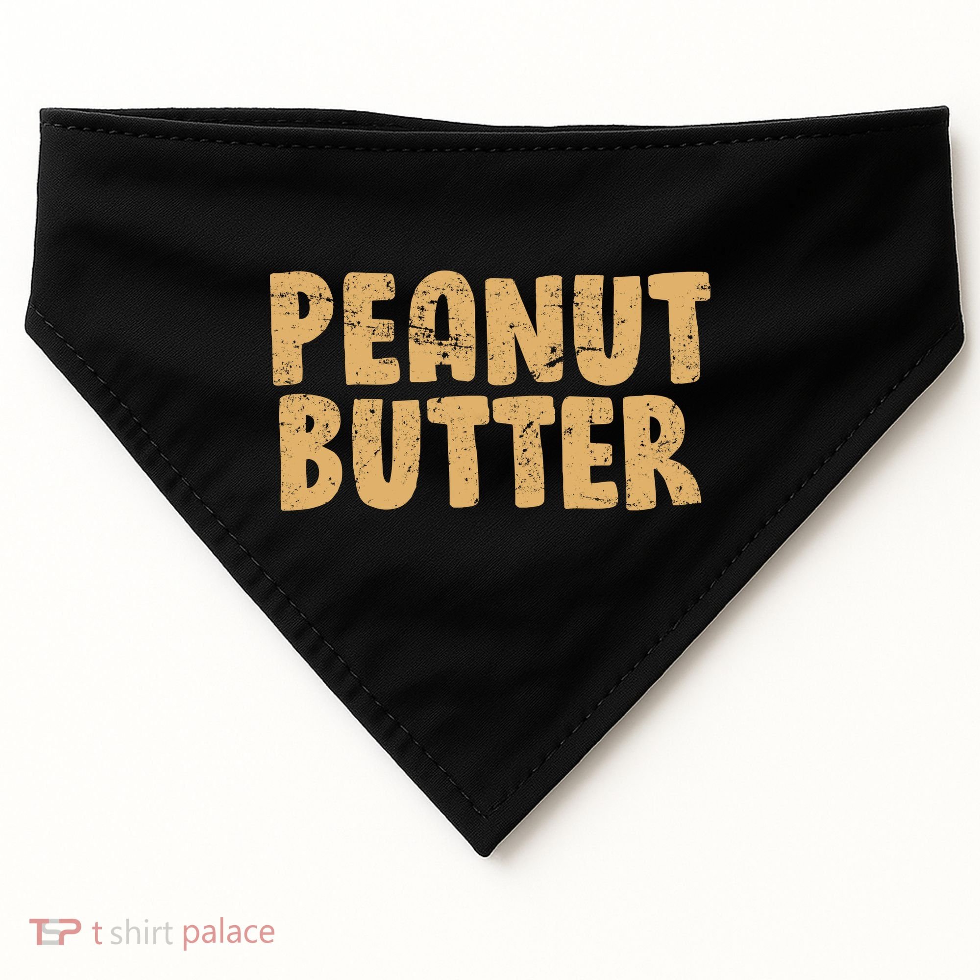 Peanut Butter Matching USA-Made Doggie Bandana