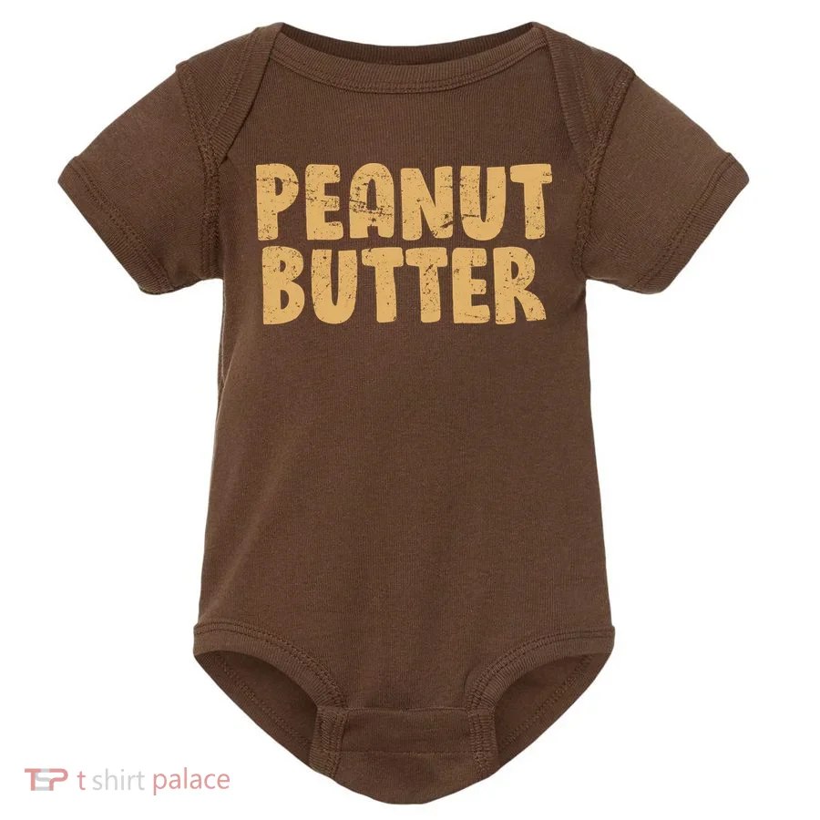 Peanut Butter Matching Baby Bodysuit
