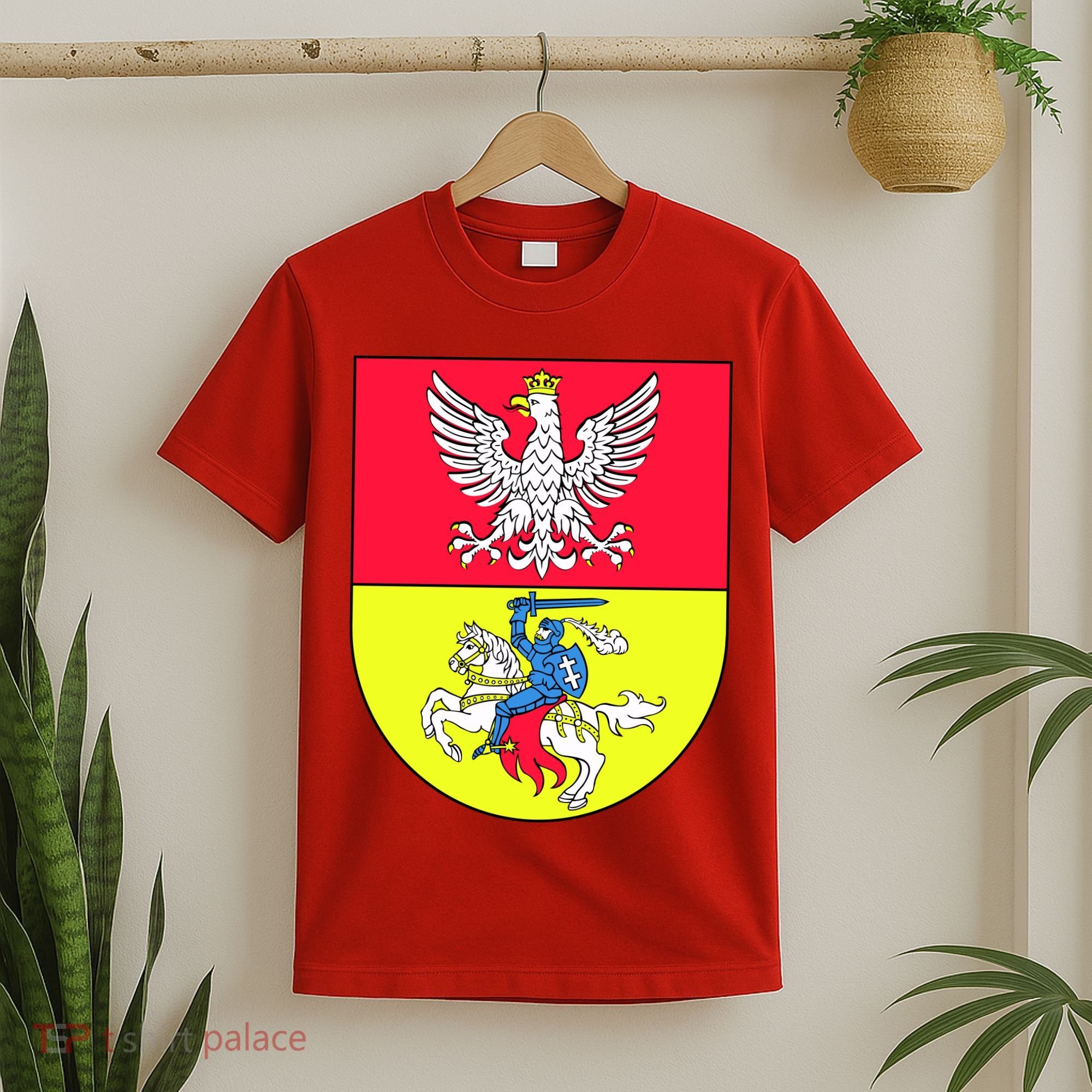 Polish Eagle Bialystok Coat Of Arms City T-Shirt