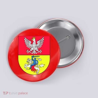 Polish Eagle Bialystok Coat Of Arms City Button