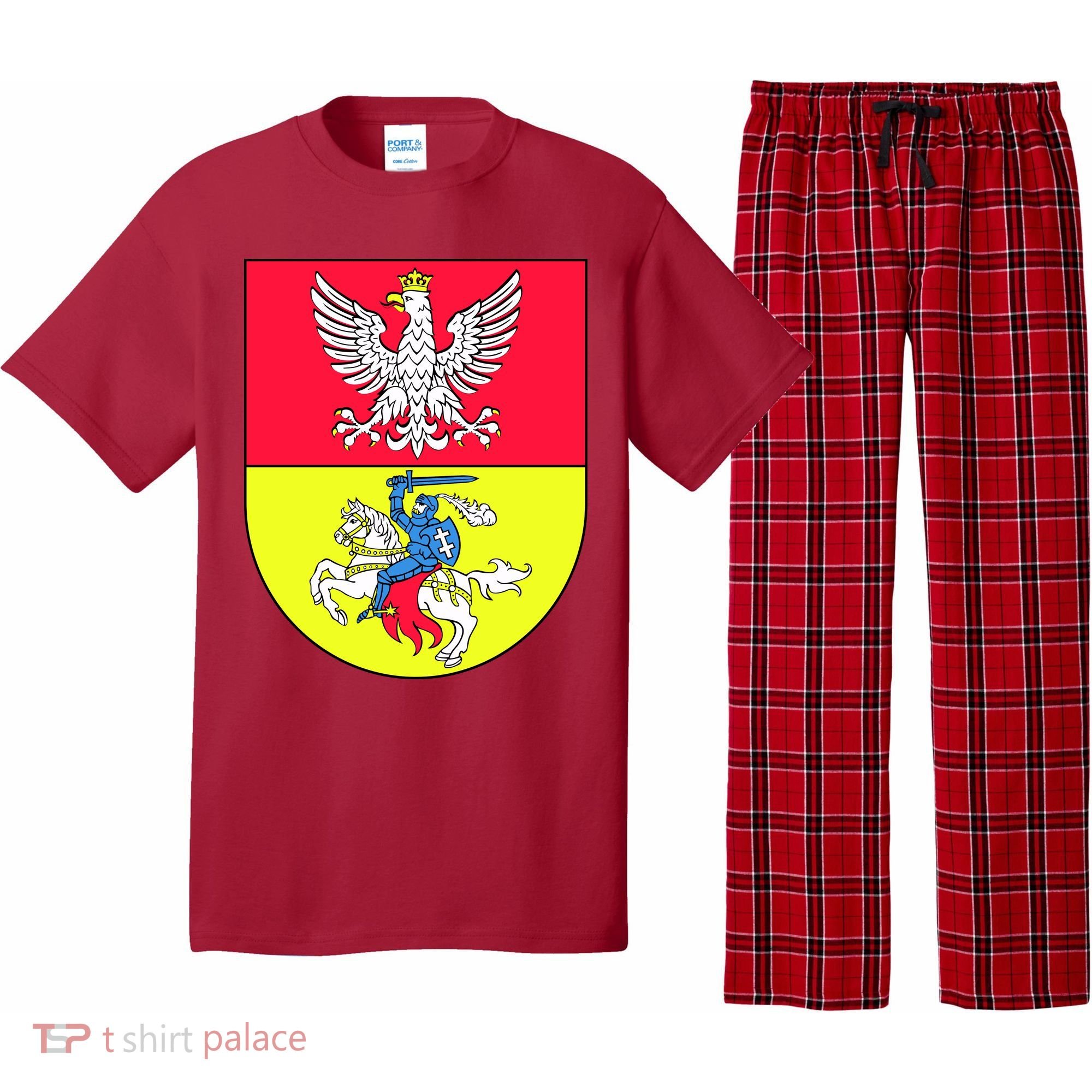 Polish Eagle Bialystok Coat Of Arms City Pajama Set