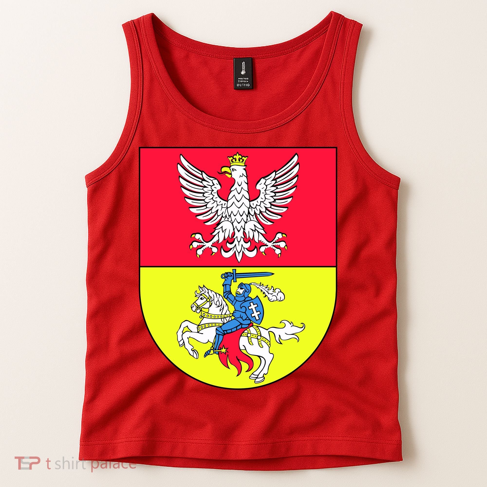 Polish Eagle Bialystok Coat Of Arms City Tank Top