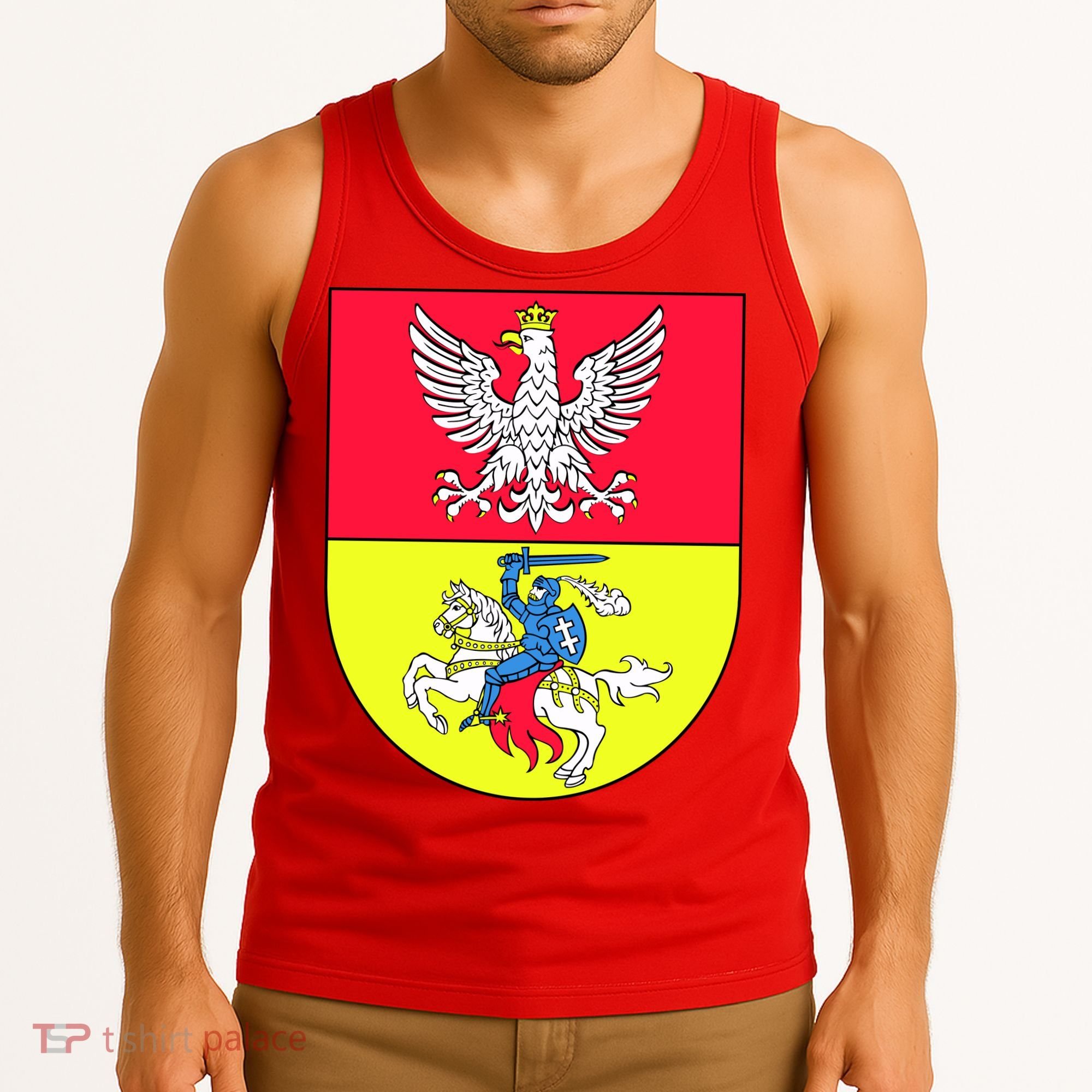 Polish Eagle Bialystok Coat Of Arms City Tank Top