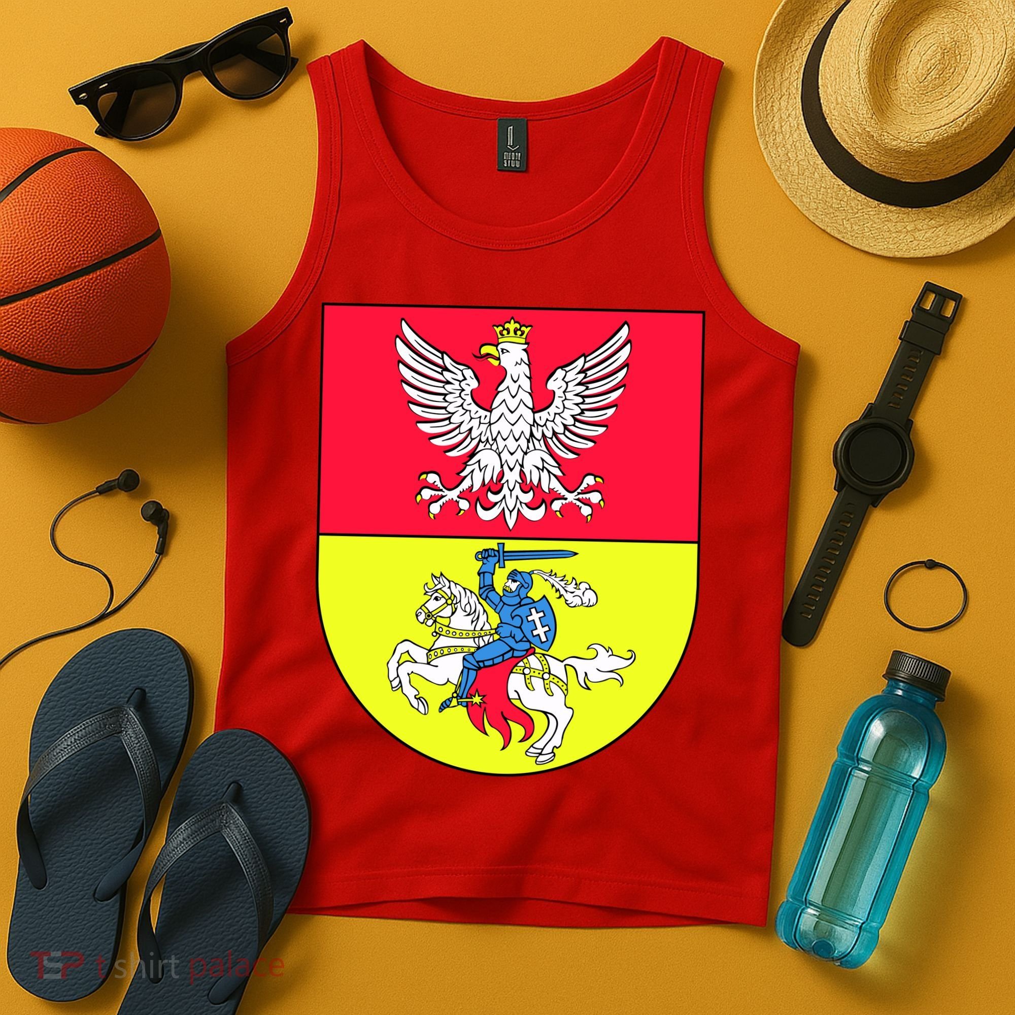 Polish Eagle Bialystok Coat Of Arms City Tank Top