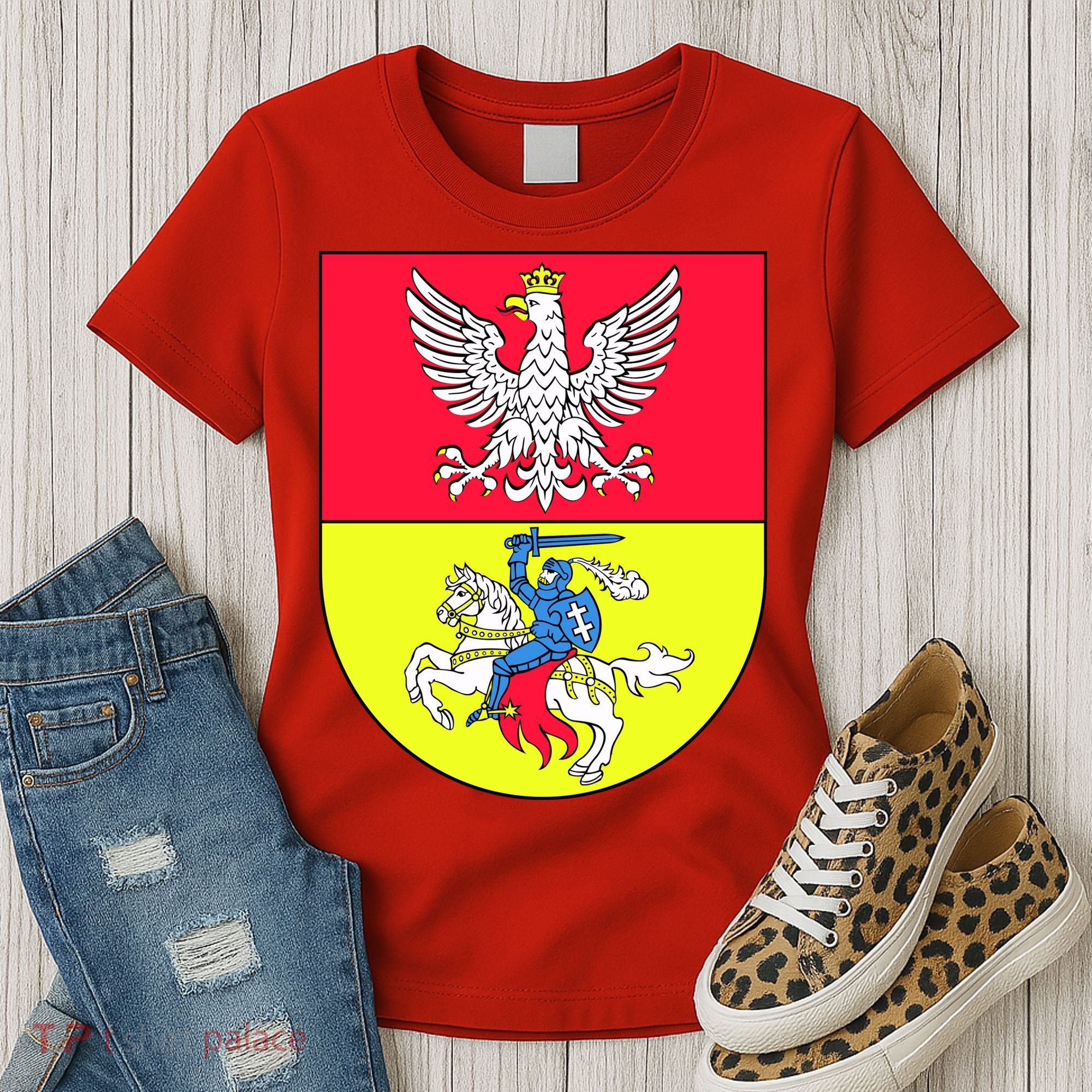 Polish Eagle Bialystok Coat Of Arms City Women's T-Shirt