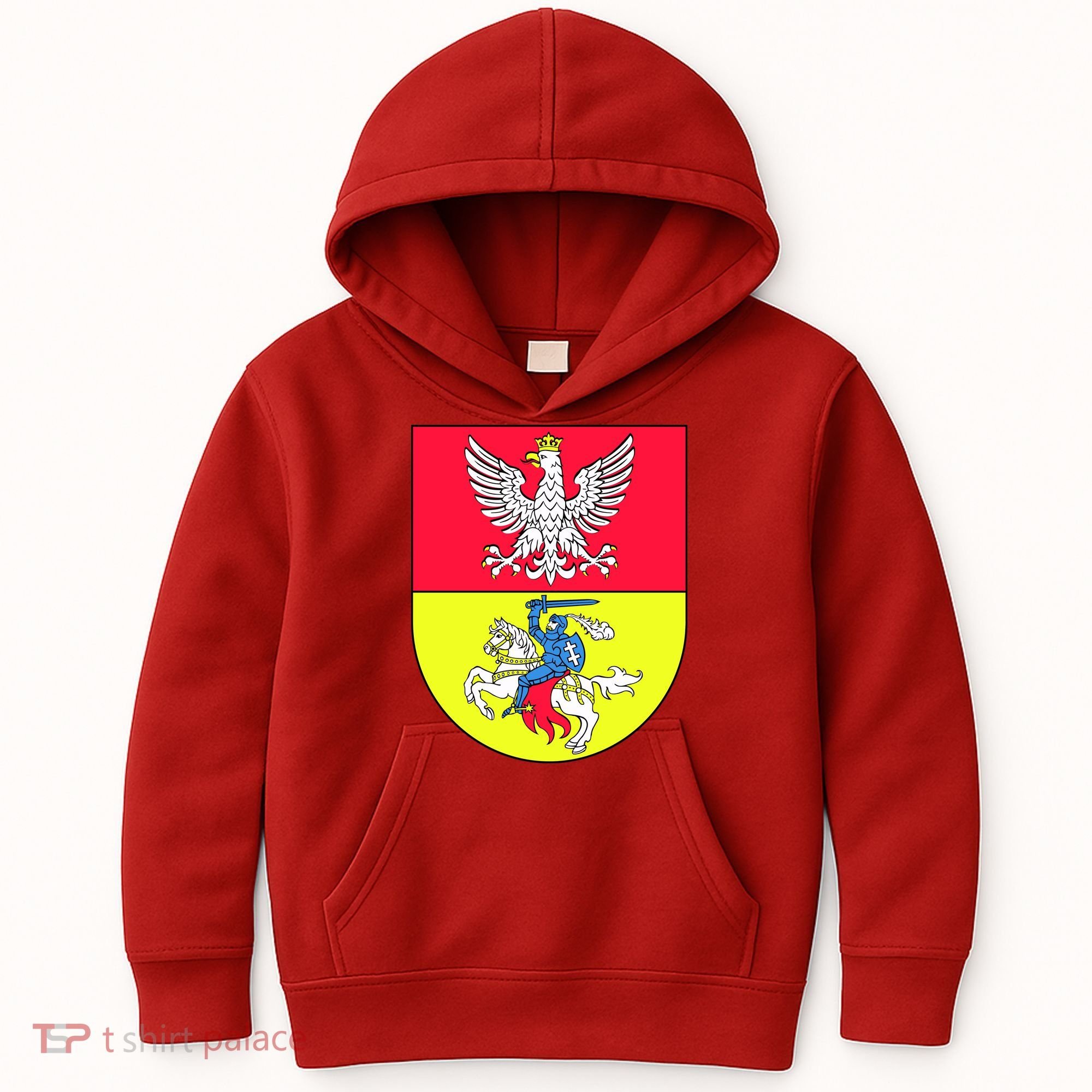 Polish Eagle Bialystok Coat Of Arms City Kids Hoodie