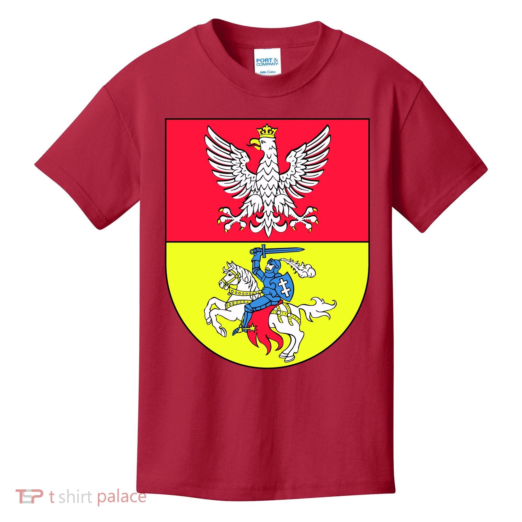 Polish Eagle Bialystok Coat Of Arms City Kids T-Shirt