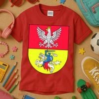Polish Eagle Bialystok Coat Of Arms City Kids T-Shirt thumb 3